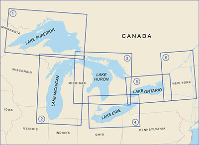 Nautical Chart Catalogue-Great Lakes Regions