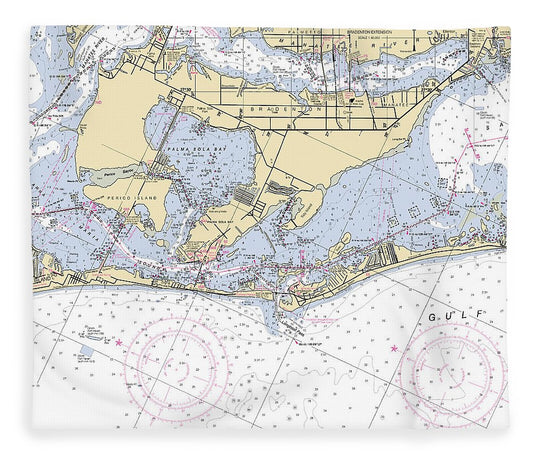 Bradenton  Florida Nautical Chart _V6 Blanket