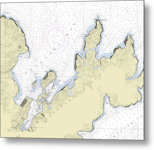 A beuatiful Metal Print of the Dutch Harbor Alaska Nautical Chart - Metal Print by SeaKoast.  100% Guarenteed!