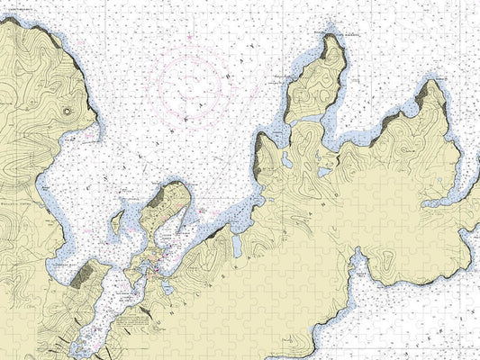 Dutch Harbor Alaska Nautical Chart Puzzle