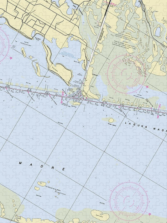 Laguna Madre Texas Nautical Chart Puzzle