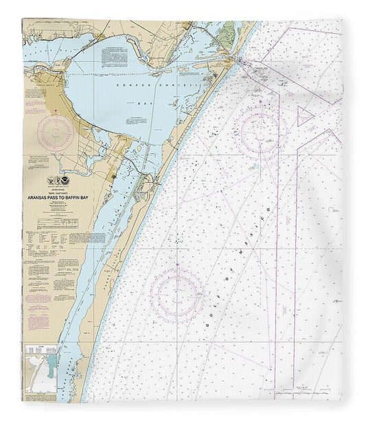 Nautical Chart 11307 Aransas Pass Baffin Bay Blanket