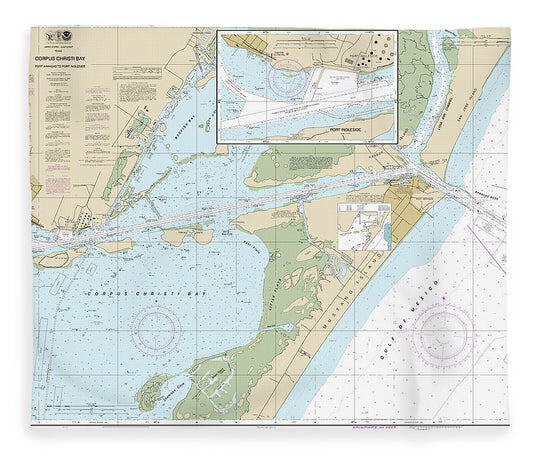 Nautical Chart 11312 Corpus Christi Bay Port Aransas Port Ingleside Blanket