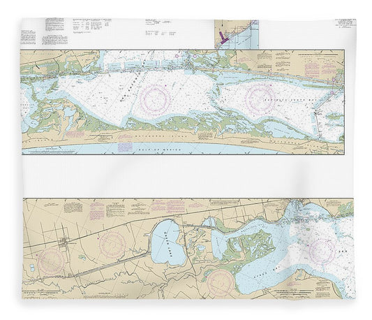 Nautical Chart 11315 Intracoastal Waterway Espiritu Santo Bay Carlos Bay Including San Antonio Bay Victoria Barge Canal Blanket
