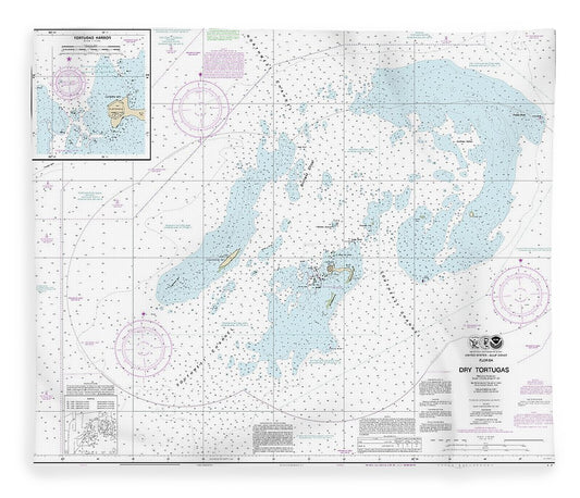 Nautical Chart 11438 Dry Tortugas, Tortugas Harbor Blanket