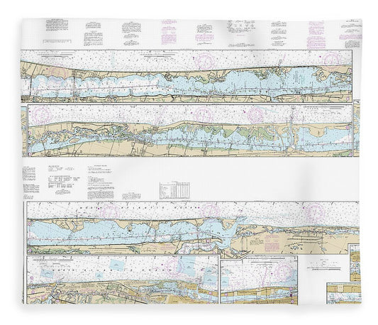 Nautical Chart 11472 Intracoastal Waterway Palm Shores West Palm Beach, Loxahatchee River Blanket