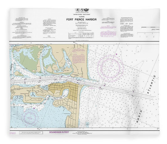 Nautical Chart 11475 Fort Pierce Harbor Blanket