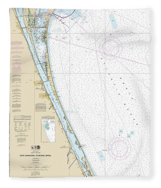 Nautical Chart 11476 Cape Canaveral Bethel Shoal Blanket