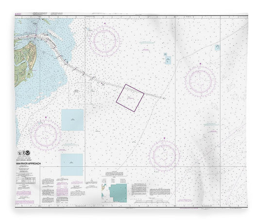 Nautical Chart 11505 Savannah River Approach Blanket