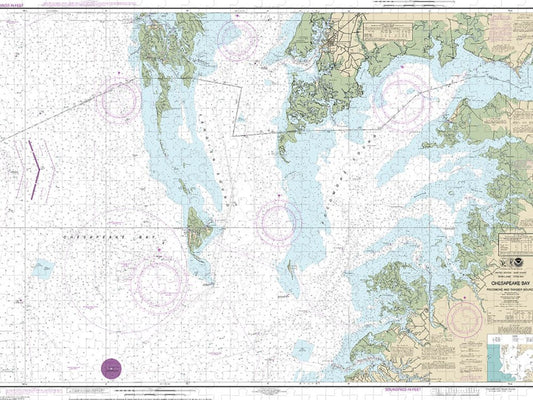 Nautical Chart 12228 Chesapeake Bay Pocomoke Tangier Sounds Puzzle
