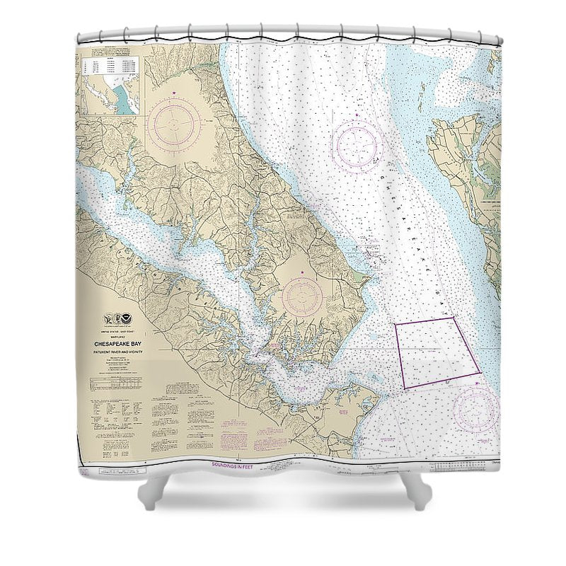 Nautical Chart 12264 Chesapeake Bay Patuxent River Vicinity Shower