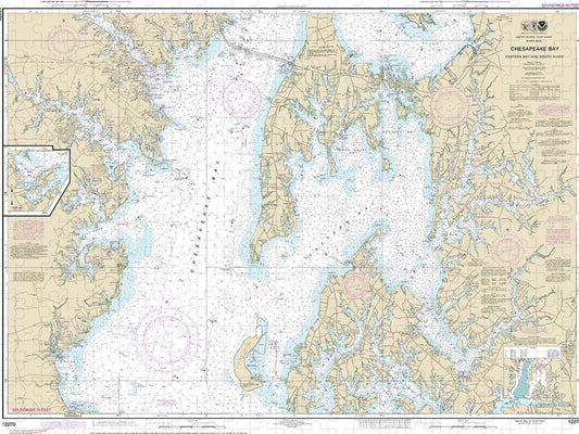 Nautical Chart 12270 Chesapeake Bay Eastern Bay South River, Selby Bay Puzzle
