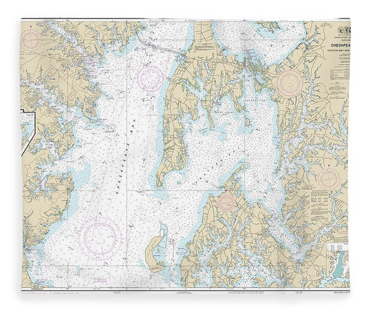 Nautical Chart 12270 Chesapeake Bay Eastern Bay South River, Selby Bay Blanket