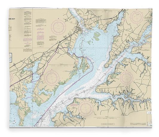 Nautical Chart 12274 Head Chesapeake Bay Blanket
