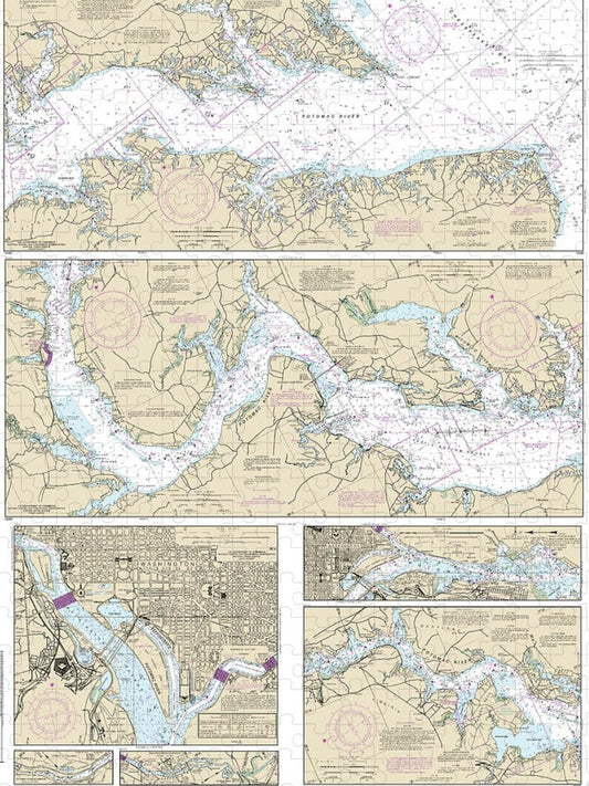 Nautical Chart 12285 Potomac River, District Columbia Puzzle