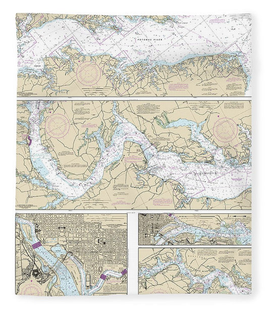Nautical Chart 12285 Potomac River, District Columbia Blanket