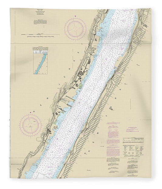 Nautical Chart 12341 Hudson River Days Point George Washington Bridge Blanket