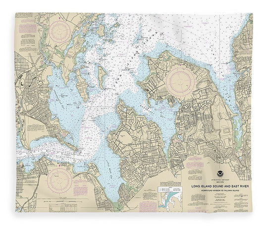 Nautical Chart 12366 Long Island Sound East River Hempstead Harbor Tallman Island Blanket
