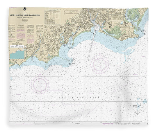 Nautical Chart 12369 North Shore Long Island Sound Stratford Sherwood Point Blanket