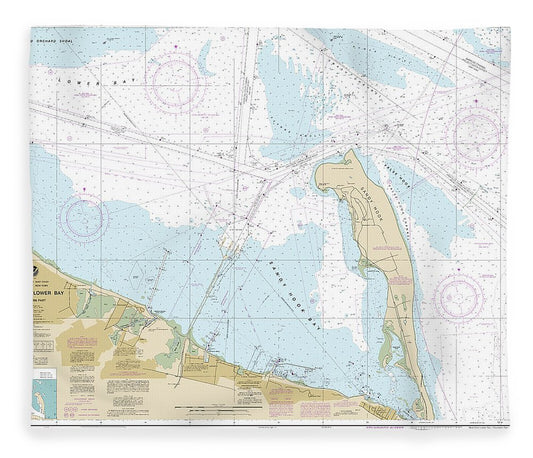 Nautical Chart 12401 New York Lower Bay Southern Part Blanket