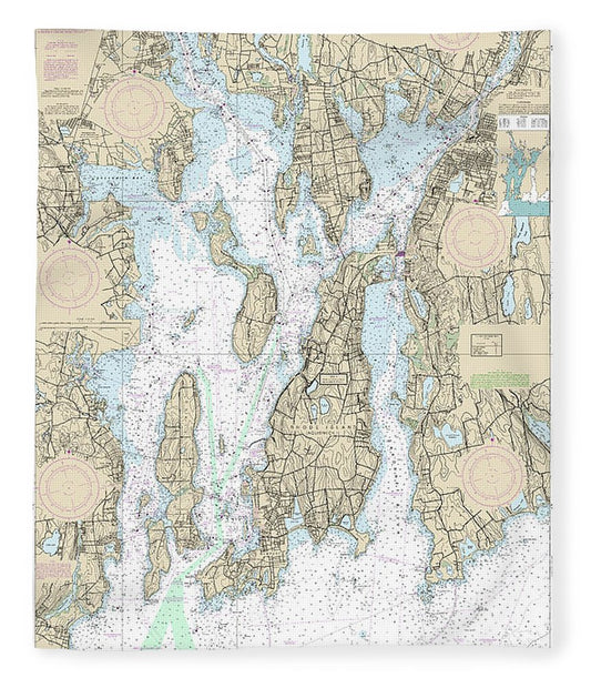 Nautical Chart 13221 Narragansett Bay Blanket