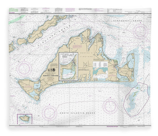 Nautical Chart 13233 Marthas Vineyard, Menemsha Pond Blanket
