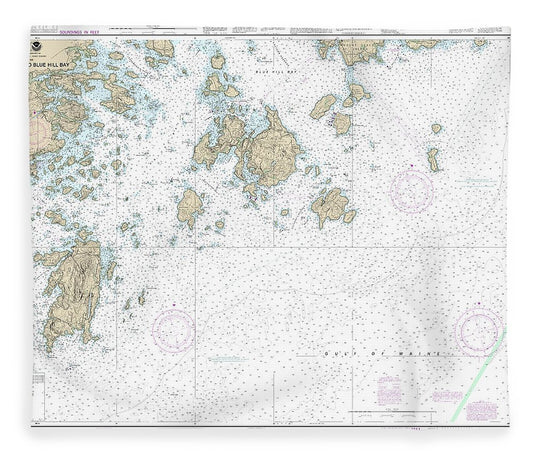 Nautical Chart 13313 Approaches Blue Hill Bay Blanket