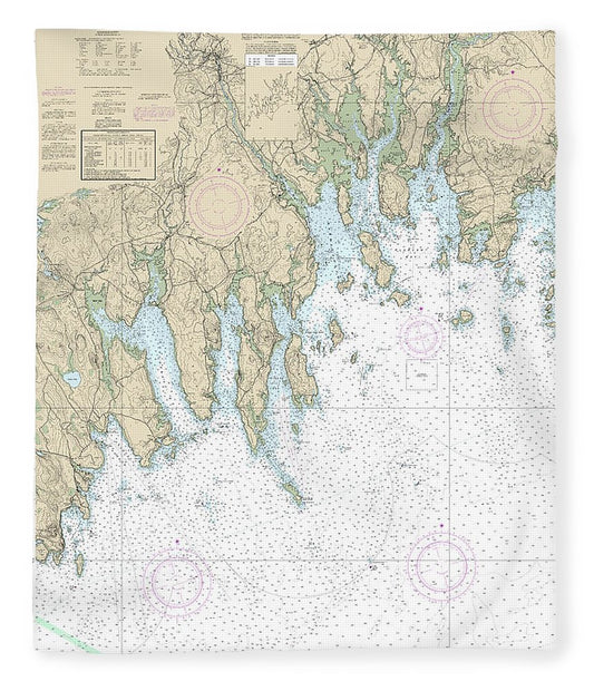 Nautical Chart 13324 Tibbett Narrows Schoodic Island Blanket