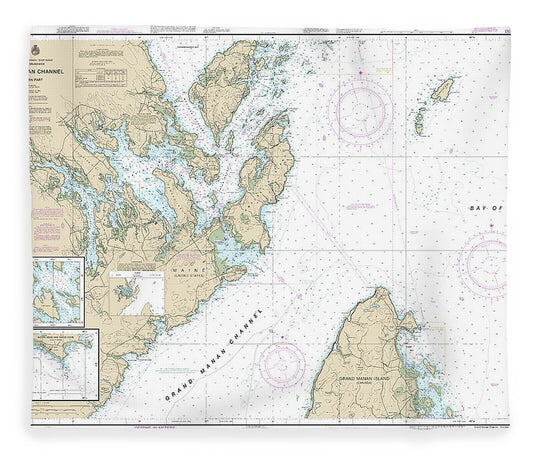 Nautical Chart 13394 Grand Manan Channel Northern Part, North Head Flagg Cove Blanket
