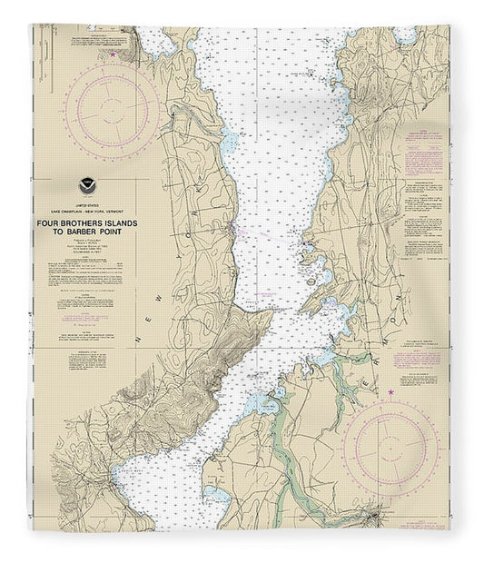 Nautical Chart 14783 Four Brothers Islands Barber Point Blanket