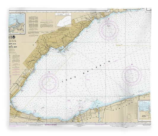 Nautical Chart 14810 Olcott Harbor Toronto, Olcott Wilson Harbors Blanket