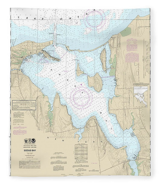 Nautical Chart 14814 Sodus Bay Blanket