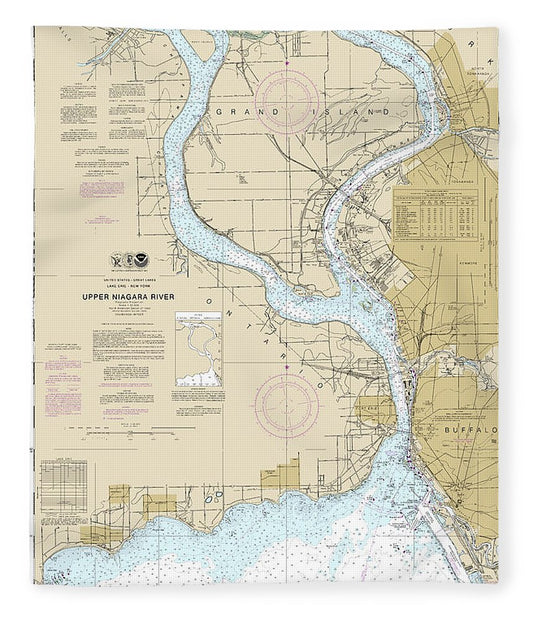 Nautical Chart 14832 Niagara Falls Buffalo Blanket