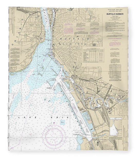 Nautical Chart 14833 Buffalo Harbor Blanket