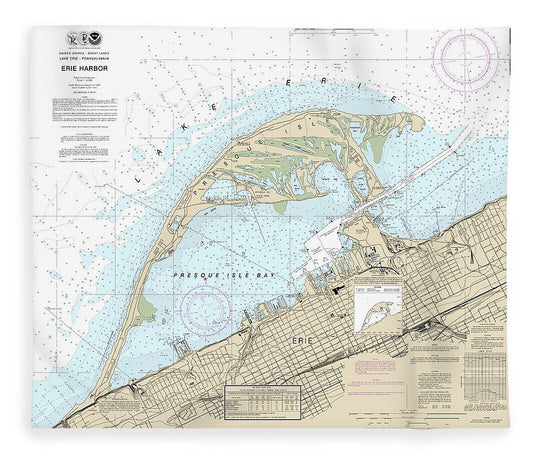 Nautical Chart 14835 Erie Harbor Blanket