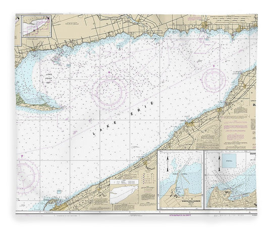 Nautical Chart 14838 Buffalo Erie, Dunkirk, Barcelone Harbor Blanket