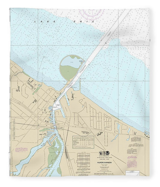 Nautical Chart 14843 Huron Harbor Blanket