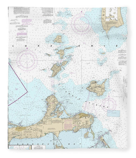 Nautical Chart 14844 Islands In Lake Erie, Put In Bay Blanket