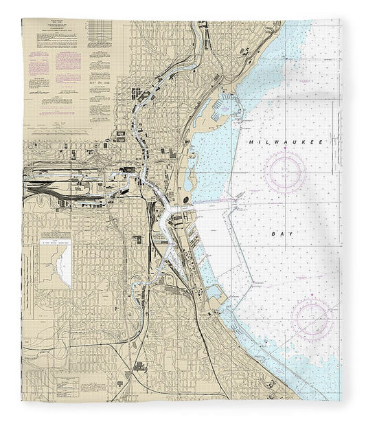 Nautical Chart 14924 Milwaukee Harbor Blanket