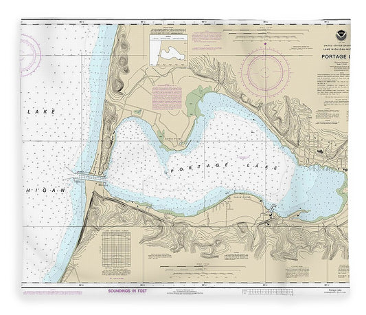 Nautical Chart 14939 Portage Lake Blanket