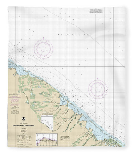 Nautical Chart 16042 Griffin Pt Approaches Blanket