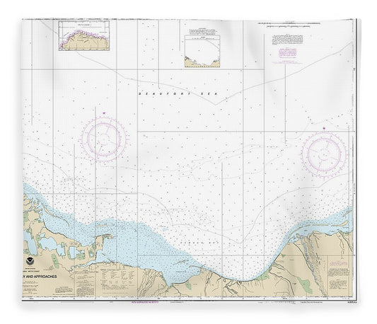 Nautical Chart 16044 Camden Bay Approaches Blanket