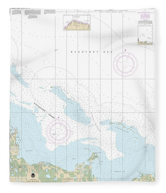 Nautical Chart 16046 Mcclure Stockton Islands Vicinity Blanket