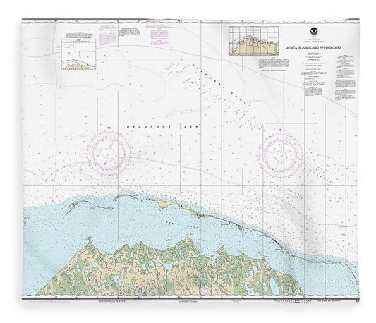 Nautical Chart 16062 Jones Islands Approaches Blanket