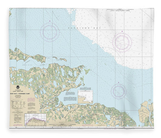 Nautical Chart 16064 Harrison Bay Western Part Blanket