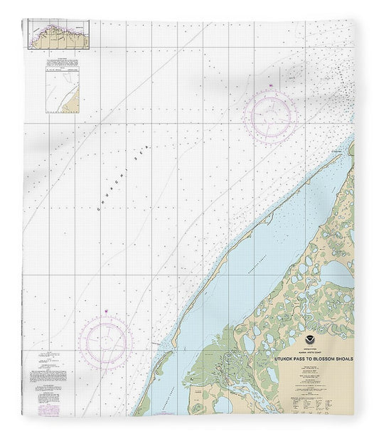 Nautical Chart 16088 Utukok Pass Blossom Shoals Blanket