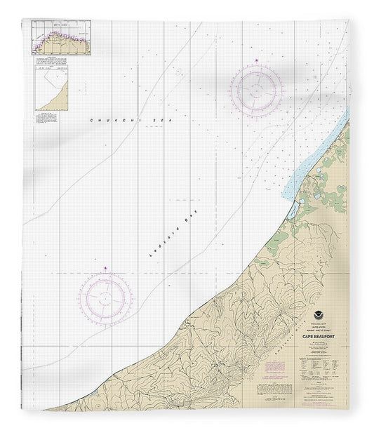 Nautical Chart 16103 Cape Beaufort Blanket