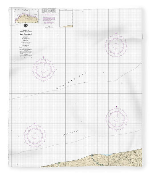 Nautical Chart 16104 Cape Sabine Blanket