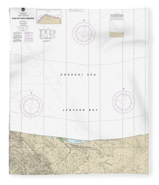 Nautical Chart 16121 East Cape Lisburne Blanket