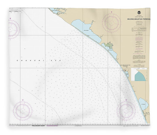 Nautical Chart 16145 Alaska West Coast Delong Mountain Terminal Blanket